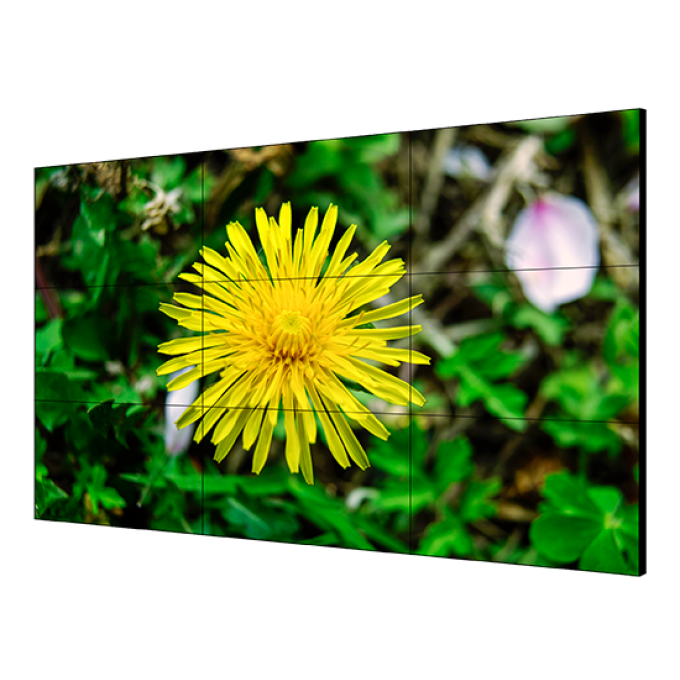 Панель для видеостен 55", FHD, узкий шов 1,8 мм, 700 кд/м.кв HIKVISION DS-D2055HE-G